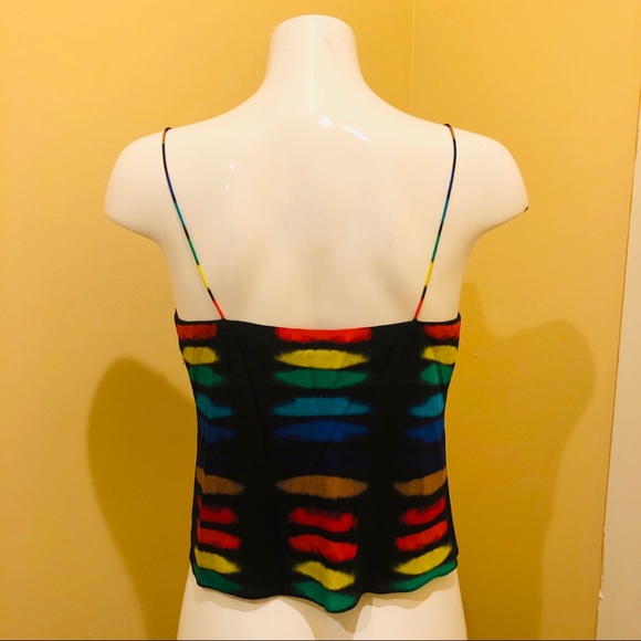 🎀SOLD🎀Alice + Olivia Harmon Rainbow Tie Dye Tank - Picture 7 of 8